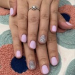 Lala Nail Land - Pink and Sparkly Nails