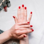 OTHER salon - women nails with red color